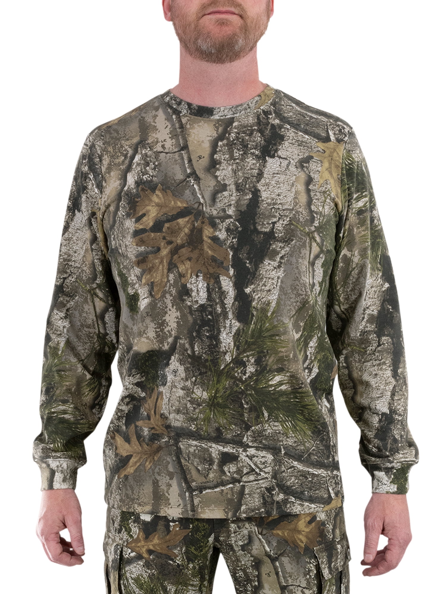 BoneCollector Camo Cotton CVC LS Tee, S-3XL