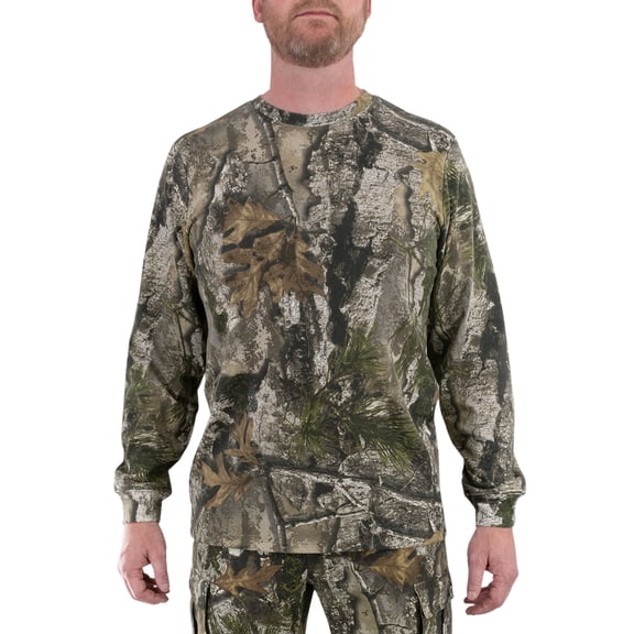 BoneCollector Camo Cotton CVC LS Tee, S-3XL