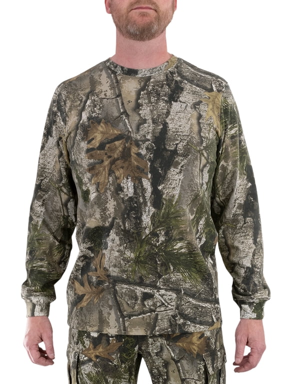 BoneCollector Camo Cotton CVC LS Tee, S-3XL