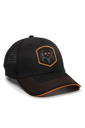 Flexible Fitted Baseball Hat, Black
