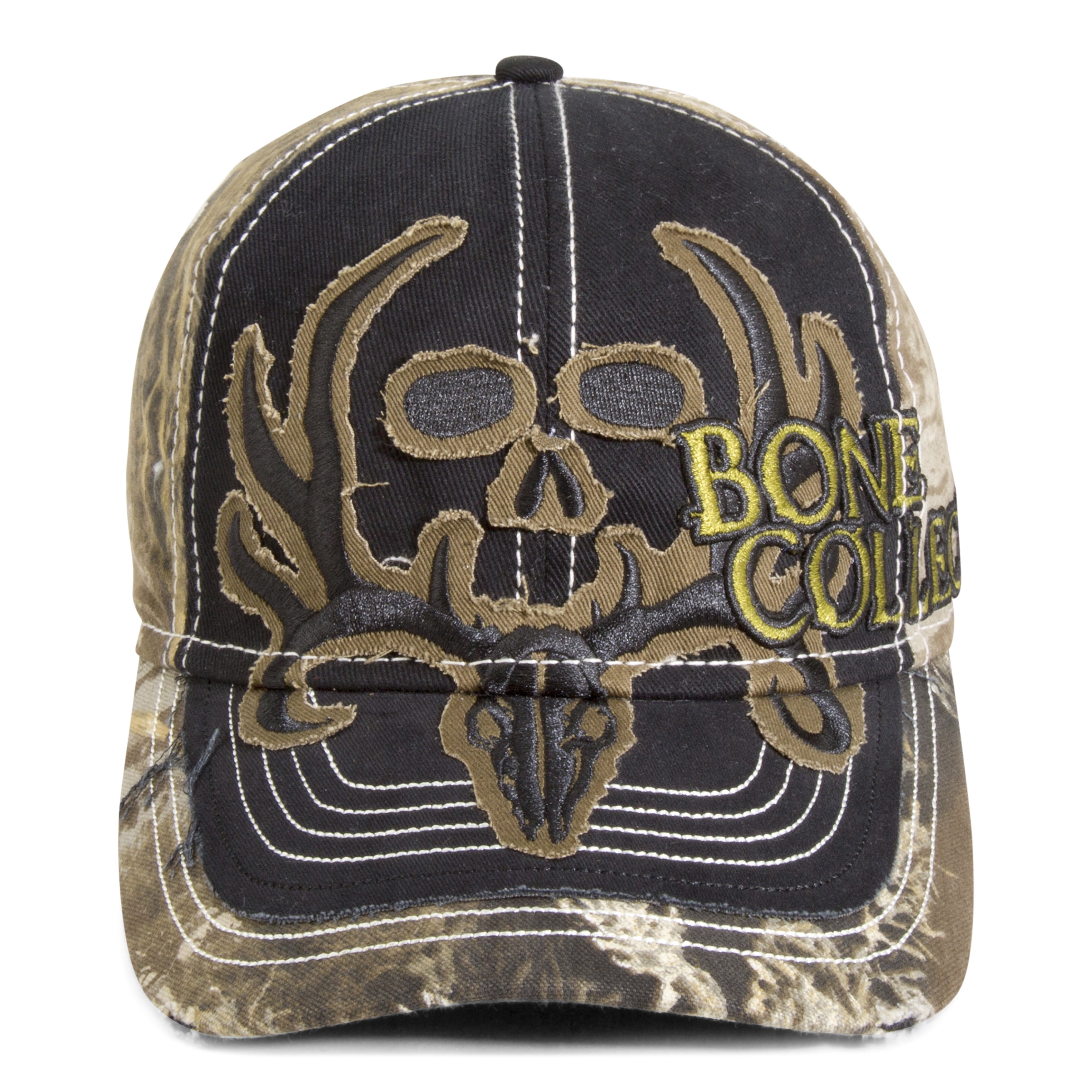 Bone Collector Men s Stretch Applique Logo Cap Large XL Realtree MAX 1 Camo Walmart