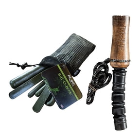 Bone Collector Ruttin' Pack - Ol' Faithful Deer Grunt Call & Bag-O-Bone Rattle Bag Combo for Trophy Buck Hunting - Made in The USA
