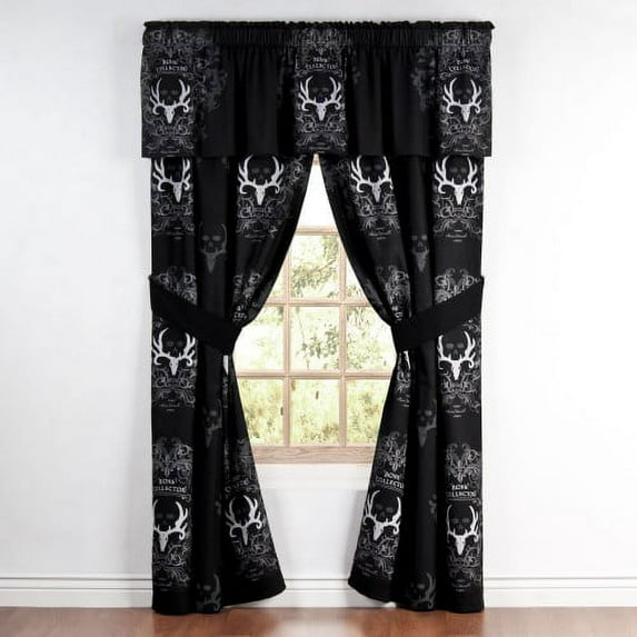 Bone Collector Valance, Black/Grey