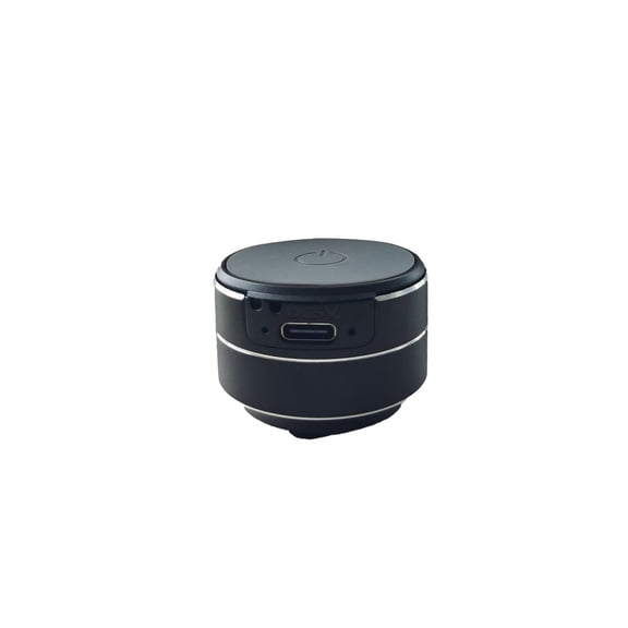 Bone Conduction Bluetooth Speaker Metal Portable Wireless Speaker Deep Bass Resonance Sound Speaker for Home Travel Outdoor Black Single Pack