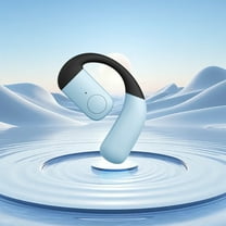 Bone Conduction Headphones, 2025 Upgrade Open-Ear Wireless Bluetooth Workout Headphones with Microphones, 8Hr Playtime, Waterproof Earphones for Sports, Running, Gym, Hiking, Cycling,Blue