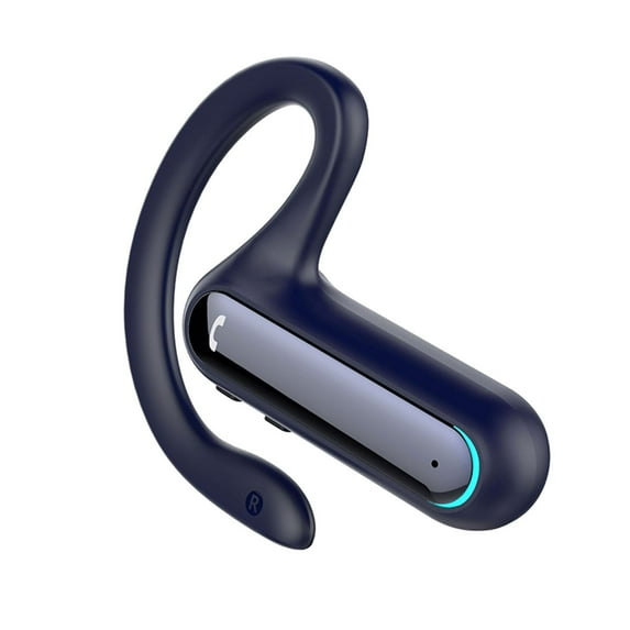 Bone Conduction Headphones, 2025 Upgrade Open-Ear Wireless Bluetooth Workout Headphones with Microphones, 8Hr Playtime, Waterproof Earphones for Sports, Running, Gym, Hiking, Cycling - Blue