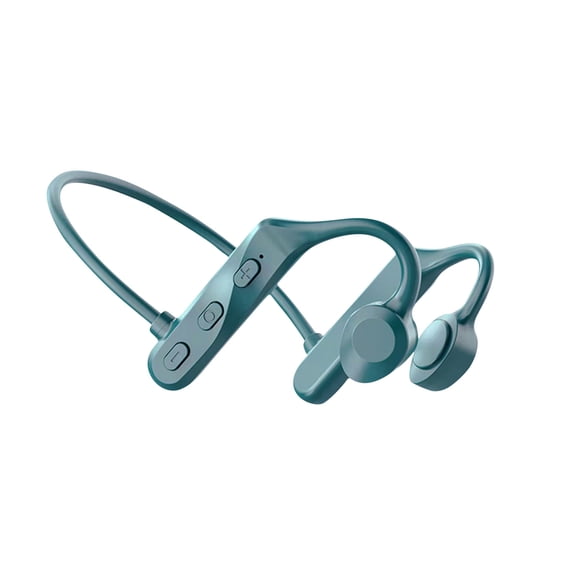 Bone Conduction Headphones, Bluetooth 5.0 Earbuds, 360掳 Bend Arbitrarily, IPX5 Waterproof and Sweat Proof, Intellignet Noise Reduction, Used for Running, Gym, Hiking, Cycling