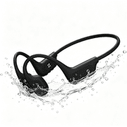 Bone Conduction Headphones, Bluetooth 6.0 Open Ear Wireless Bluetooth Earbuds with Stable Connection, Ultra-Light 10Hrs Playtime Sports Headphones, IPX8 Waterproof Headset for Running, Cycling, Walk