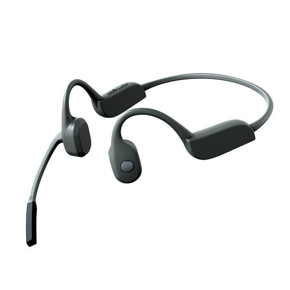 Bone Conduction Headphones Bluetooth with Microphone, Noise Cancelling Open-Ear Sweatproof Bone Conducting Headsets Microphone Wireless for Work, Sports,Call, Meeting Headphones