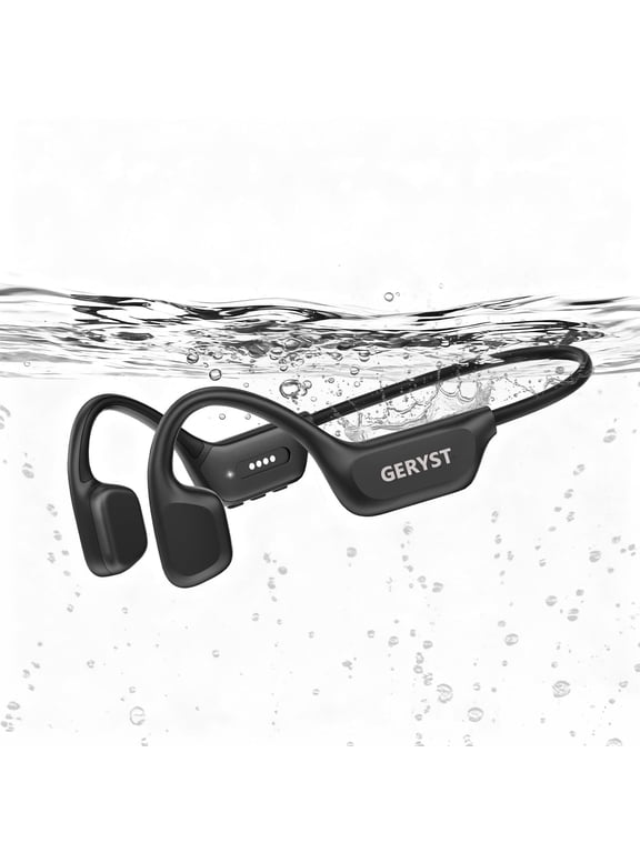 Bone Conduction Headphones, IPX8 Waterproof Swimming Headphones, Open Ear Earphones with MP3 Mode 8GB Memory up to 12 Hours Playtime, Bluetooth 6.0 Sports Earbuds Secure Fit for Running and Fitness