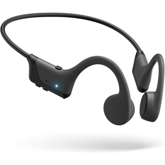 Bone Conduction Headphones - Open-Ear Bluetooth 5.0, 8H Playtime, IPX5 Waterproof, HD Mic for Running/Gym/Cycling