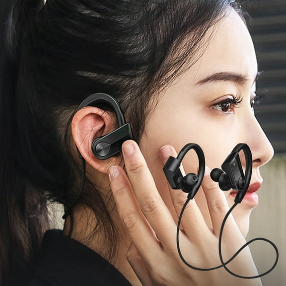 Bone Conduction Headphones Open Ear Headphones Bluetooth,Running Fitness Wireless Sports Bluetooth Headset In Ear Stereo Headset Call Function Long Standby IPx4 ,1xStorage Bag,2xHeadset Cap