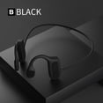 thumbnail image 1 of Bone Conduction Headphones, Open Ear Headphones Wireless Bluetooth 5.0, 11H Playtime, IPX5 Waterproof, Call Noise Cancellation, Used for Running, Gym, Hiking, Cycling(Black), 1 of 6
