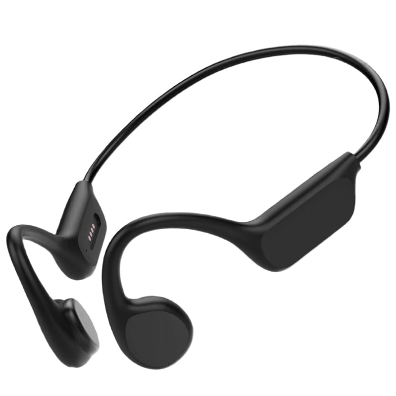 Bone Conduction Headphones Sports Headset Open-Ear Bluetooth Wireless Swimming Earphones Built-in Mic for Workout