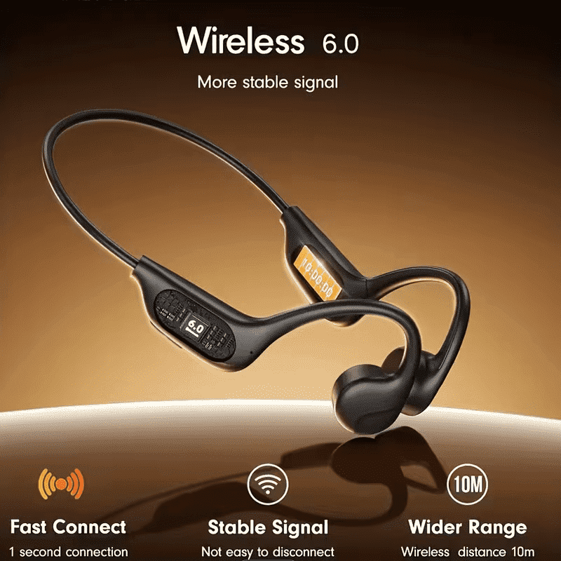 Bone Conduction Headphones, Wireless Bluetooth Open-Ear Sports Headphones with Mic thumbnail 2