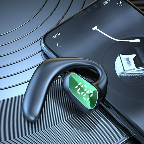 Bone Conduction Headphones, Wireless Bluetooth Open-Ear Sports Headphones with Mic, Type-C Quick Charging Long Battery Life, Upgrade Waterproof Earphones for Running, Cycling, Workout, Gift - Green