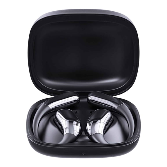 Bone Conduction Headphones, Wireless Bluetooth Open-Ear Sports Headphones with Mic, Type-C Quick Charging Long Battery Life, Upgrade Waterproof Earphones for Running, Cycling, Workout, Gift(Black)