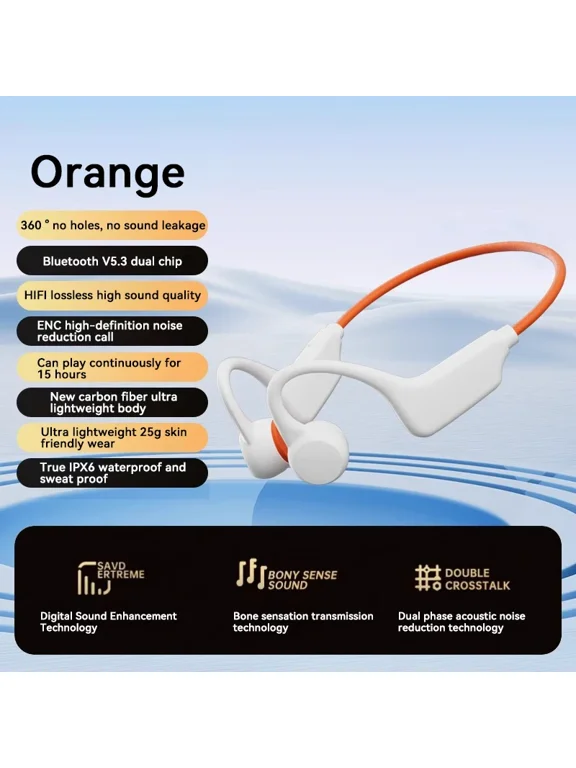 Bone Conduction Headset IPX8 MP3 32GB Bluetooth 5.3 Wireless Swimming Headset With Microphone Waterproof Exercise Fitness 2026
