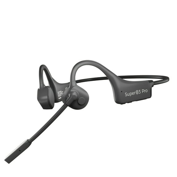 Bone Conduction Open-Ear Headphones with Mic, Noise Cancelling, Skin-Friendly, Ideal for Driving, Cycling, Meetings, Education