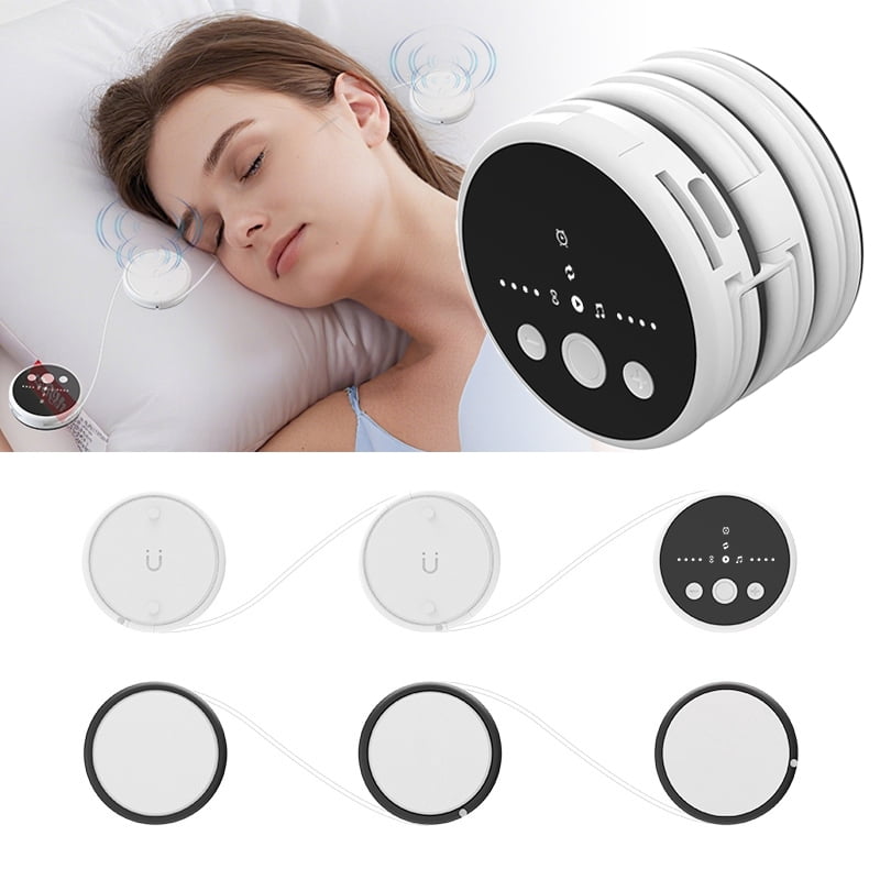 Customized Sub Box Bone Conduction Sleep Speaker, Portable Wireless Music Box with White ...