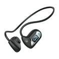 thumbnail image 1 of Bone Conduction Swimming Headphones with Dual Driver, IPX8 Waterproof Air Conduction Open Ear Buds MP3 Mode 32GB Memory 8H Playtime Bluetooth 6.0 Earbuds Deep Bass for Sports, Black, 1 of 9