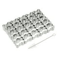 thumbnail image 1 of Bone Cracker Cutter, Bone Cookie Cutter, Home Kitchen Utensil for Fondant Making Silver, 1 of 5
