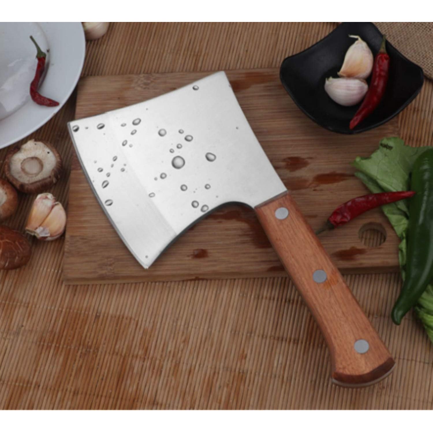 Bone Cutting Knife, Meat Cleaver Heavy Duty,Stainless Steel Bone
