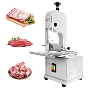 Bone Cutting Machine, 110V Electric Bone Saw with 0.04-7.8in Adjustable Cutting Thickness for Restaurant Kitchens