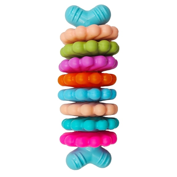 Bone Dog Chew Toys for Small Dogs, bite-proof design, interactive teething toys for small dogs, small dog chewers, promotes dental health