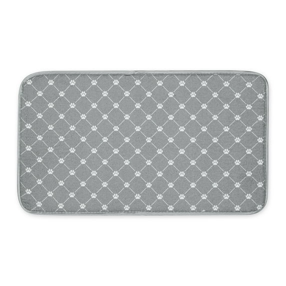 Bone Dry Microfiber Trellis Print Pet Mat
