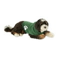 thumbnail image 1 of DII Hunter Green Embroidered Paw Small Pet Robe, 1 of 5