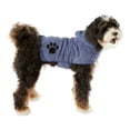 thumbnail image 1 of Bone Dry Microfiber Bath Robe with Adjustable Closure for Pets, Small, Stonewash Blue, 1 of 5