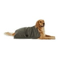 thumbnail image 1 of DII Gray Embroidered Paw Pet Towel, 1 of 5