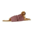 thumbnail image 1 of DII Cranberry Stripe Embroidered Paw Pet Towel, 1 of 5
