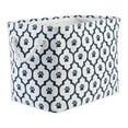 thumbnail image 1 of Bone Dry Pet Storage Collection Lattice Paw Print, Medium Rectangle, White/Navy, 1 of 4