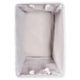 thumbnail image 1 of 16" Vibrant Lattice Navy Medium Rectangle Polyester Pet Bin Paw Organizer, 1 of 2