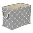 thumbnail image 1 of Bone Dry Pet Storage Collection Paw & Bone, Small Rectangle, 14x8x9", Gray Trellis, 1 of 5