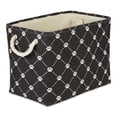 thumbnail image 1 of Bone Dry Pet Storage Collection Paw and Bone, Large Rectangle, 17.5x12x15" Black Trellis, 1 of 5