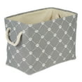 thumbnail image 1 of Bone Dry Pet Storage Collection Paw and Bone, Large Rectangle, 17.5x12x15" Gray Trellis, 1 of 5