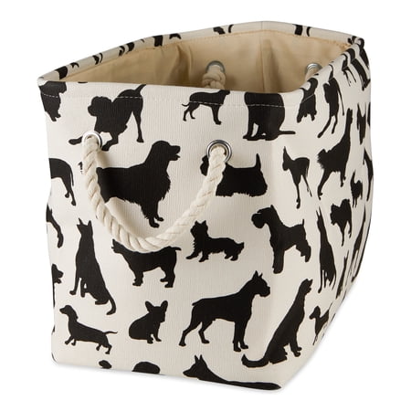 Bone Dry Pet Storage Collection with Soft Rope Handles, Medium Rectangle, 16x10x12", Dog Show