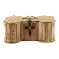 thumbnail image 1 of Bone Dry Pet Storage, Toy Basket, Medium, 21x13x8", Beige Plastic Wicker, 1 of 5