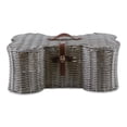 thumbnail image 1 of Bone Dry Pet Storage, Toy Basket, Small, 17.5x11x7.5", Gray Plastic Wicker, 1 of 5