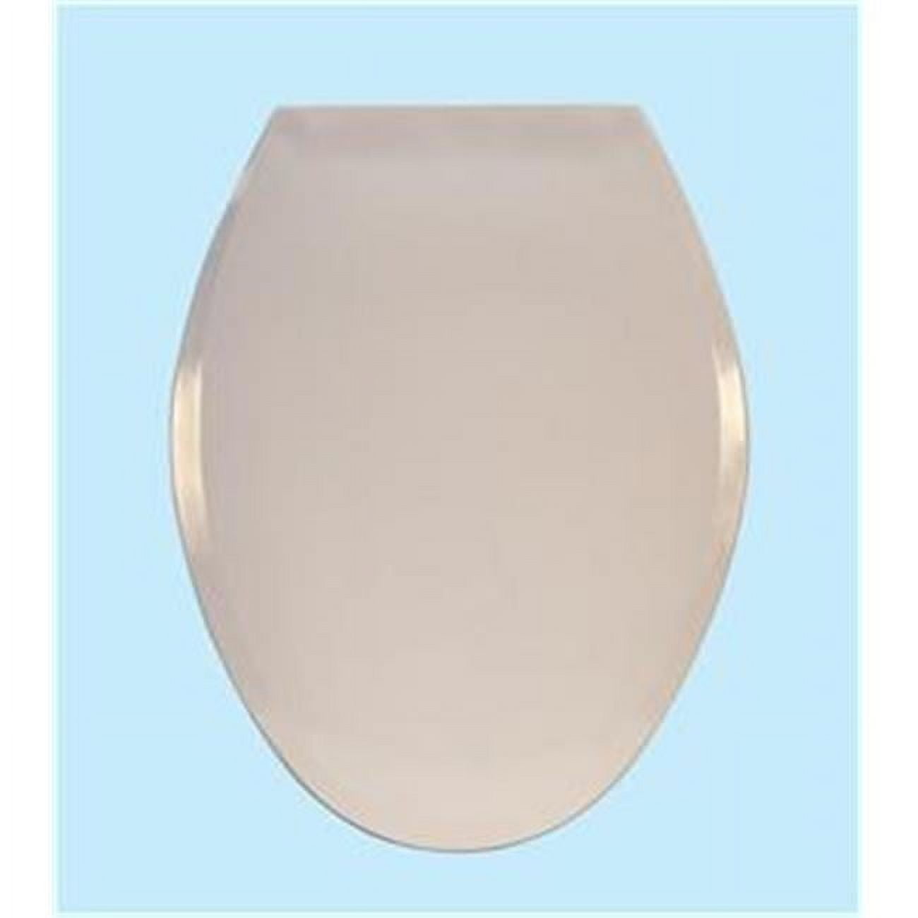 Bone Elongated Luxury Plastic Toilet Seat