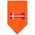 thumbnail image 1 of Bone Flag Denmark  Screen Print Bandana Orange Small, 1 of 1