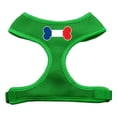 thumbnail image 1 of Bone Flag France Screen Print Soft Mesh Harness Emerald Green Extra Large, 1 of 1