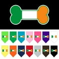thumbnail image 1 of Pet and Dog Bandana Screen Printed, "Bone Shaped Flag Ireland", 1 of 10
