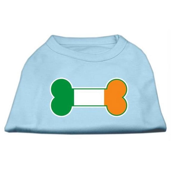 Bone Flag Ireland Screen Print Shirt Baby Blue Med - 12