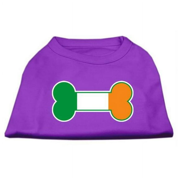 Bone Flag Ireland Screen Print Shirt Purple Sm - 10