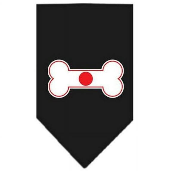 Bone Flag Japan Screen Print Bandana Black Small