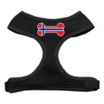 thumbnail image 1 of Bone Flag Norway Screen Print Soft Mesh Harness Black Large, 1 of 1